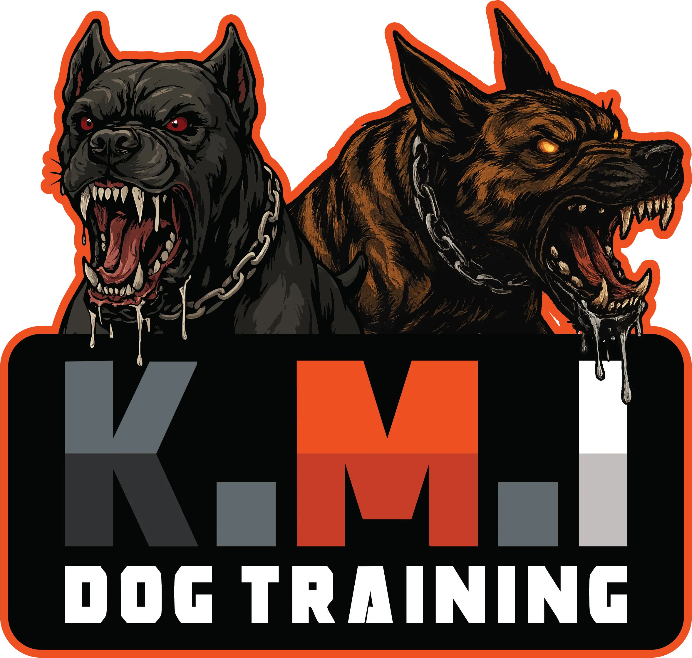 K.M. Dog Training logo